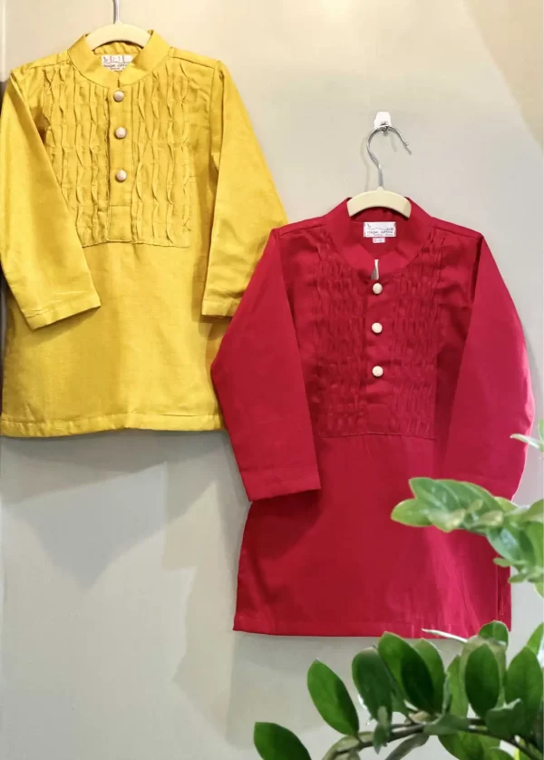 Honeycomb Pintucks Kurta