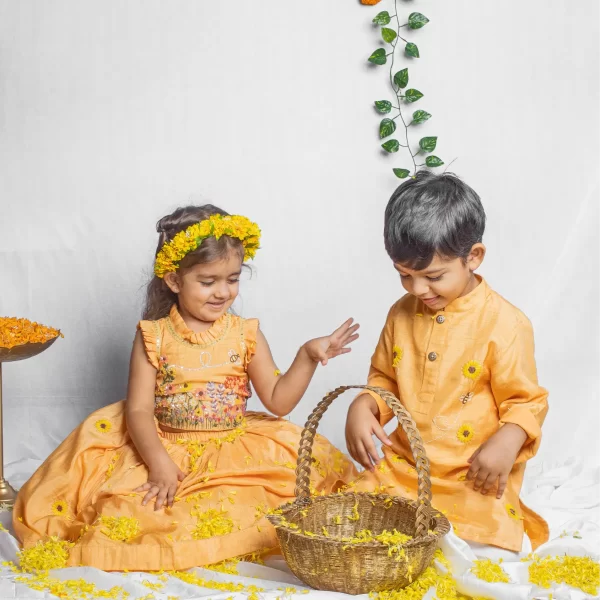 Sunflower Blooming Kurta Set - Image 5