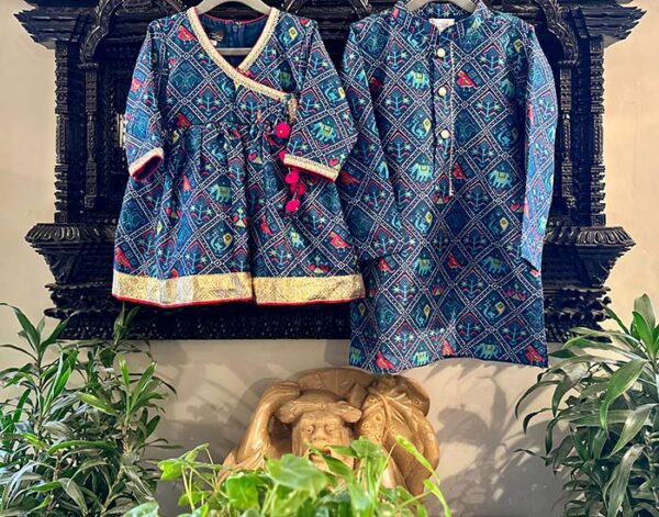 Patola Printed Kurta Pyjama