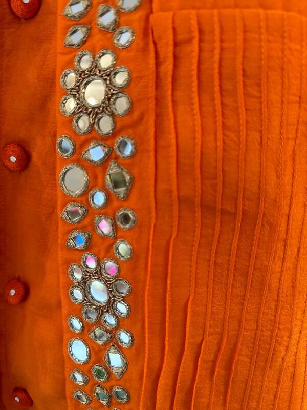 Mirror Work Sherwani Jacket Set - Image 3