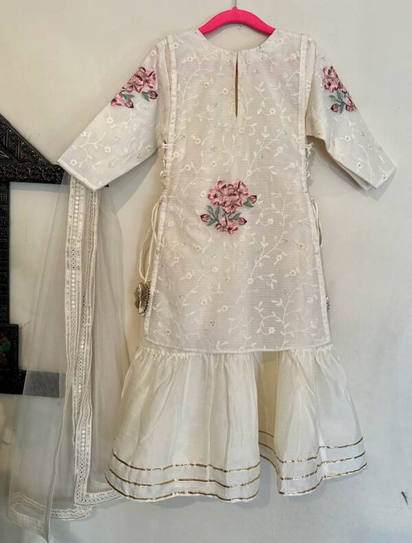 Flower Kota Doria One Piece Kurta - Image 5